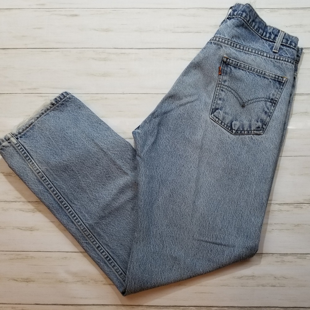 Vintage Orange Tab Levis 505 34/30